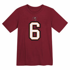 NFL Tampa Bay Buccaneers Baker Mayfield  Preschool Player Name & Number T-Shirt