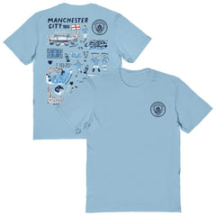 Manchester City Vive La Fete Women's Impressions Artwork T-Shirt / Soccer New