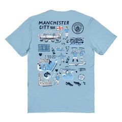 Manchester City Vive La Fete Women's Impressions Artwork T-Shirt / Soccer New