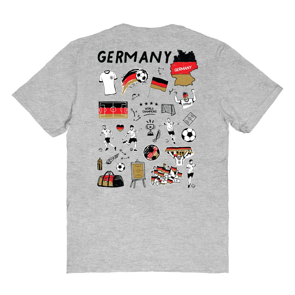 Germany National Team Vive La Fete Women's Impressions Artwork T-Shirt / Soccer Sale