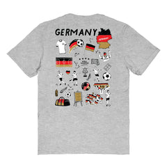 Germany National Team Vive La Fete Women's Impressions Artwork T-Shirt / Soccer Sale
