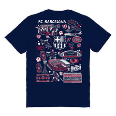 Barcelona Vive La Fete Women's Impressions Artwork T-Shirt / Soccer Outlet