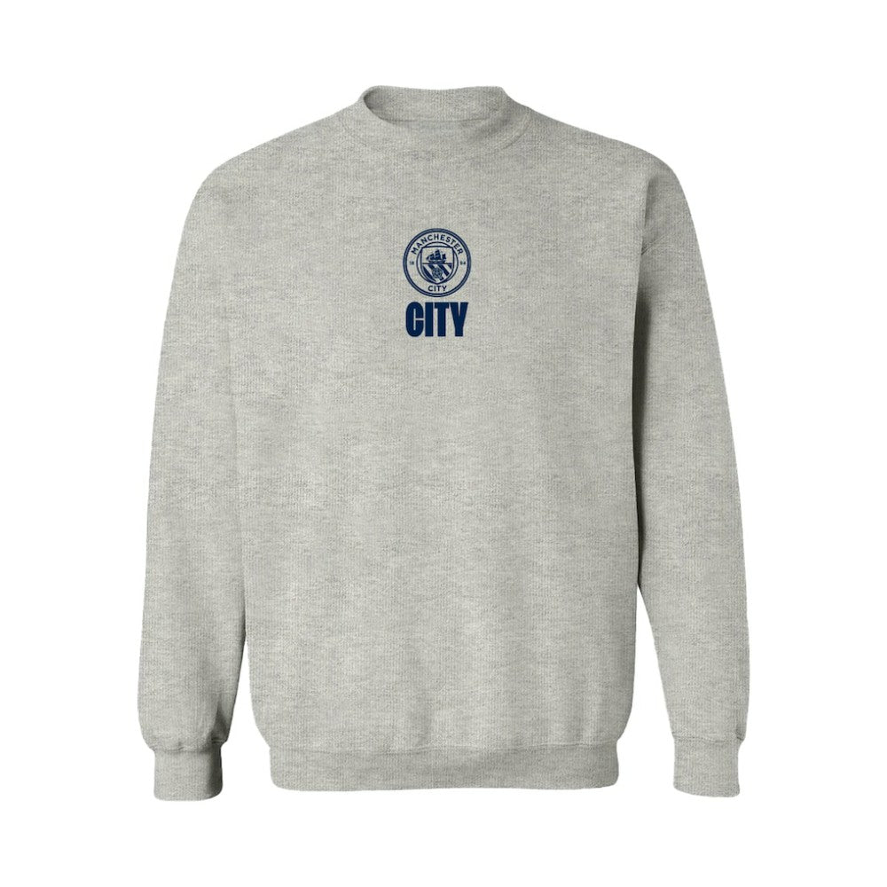 Manchester City Vive La Fete Women's Color Badge Pullover Sweatshirt / Soccer New