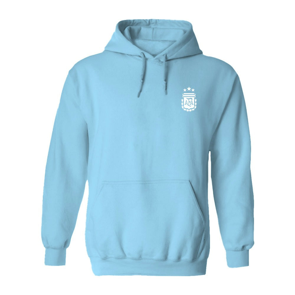 Argentina National Team Vive La Fete Women's Color Badge Pullover Hoodie / Soccer Online