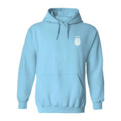 Argentina National Team Vive La Fete Women's Color Badge Pullover Hoodie / Soccer Online