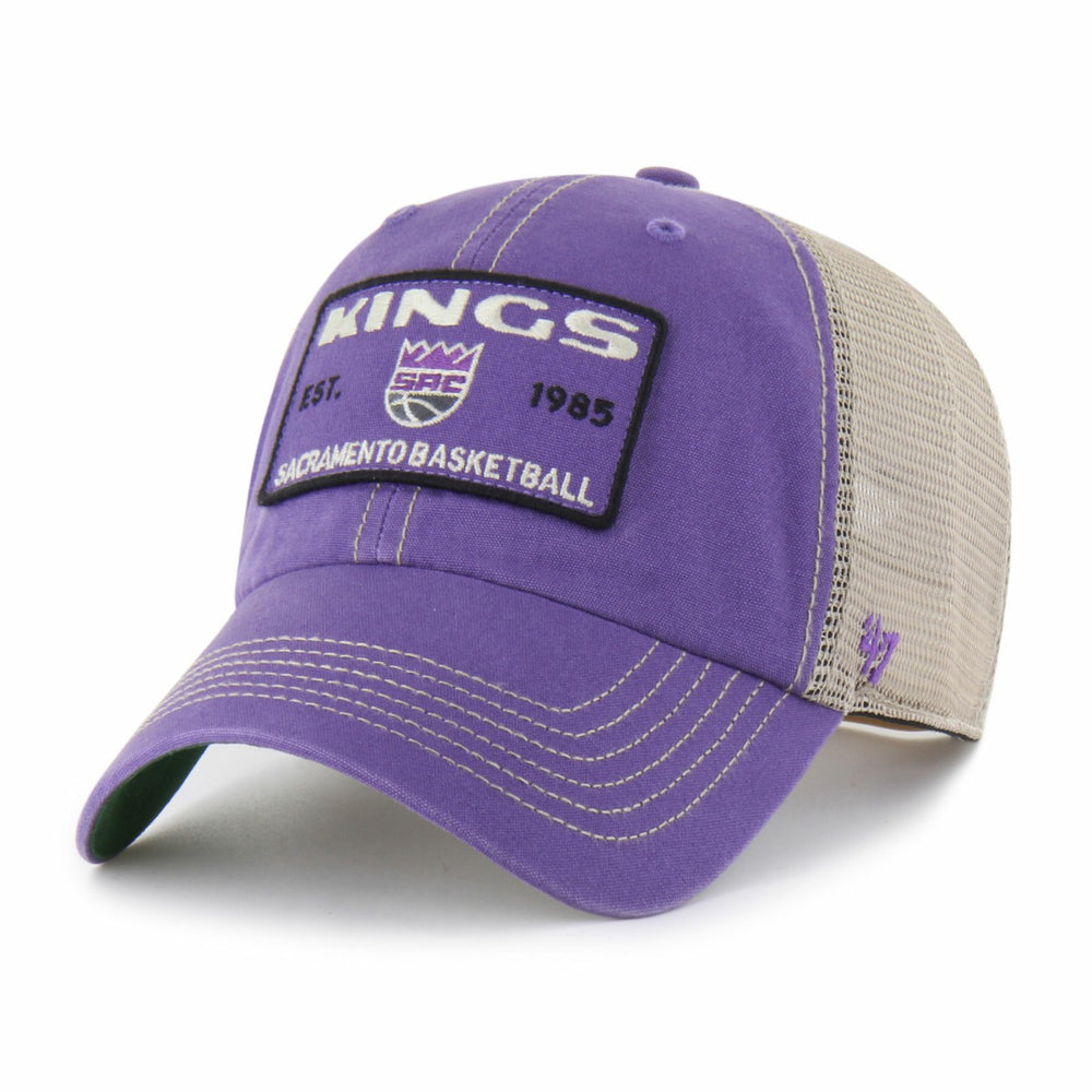 Sacramento Kings '47 Wabash Patch Clean Up Adjustable Hat - Purple/Tan | 47 brand online