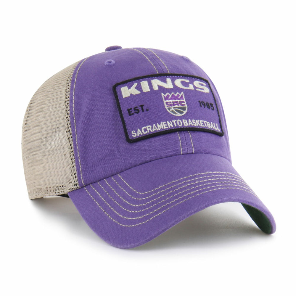 Sacramento Kings '47 Wabash Patch Clean Up Adjustable Hat - Purple/Tan | 47 brand online