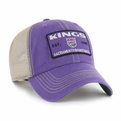 Sacramento Kings '47 Wabash Patch Clean Up Adjustable Hat - Purple/Tan | 47 brand online