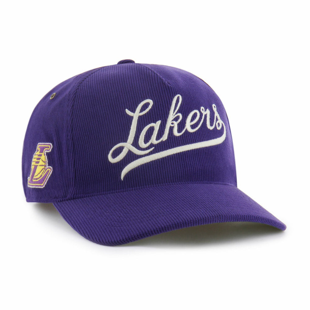 Los Angeles Lakers '47 Golden Age Relaxed Corduroy Hitch Adjustable Hat - Purple | 47 brand outlet