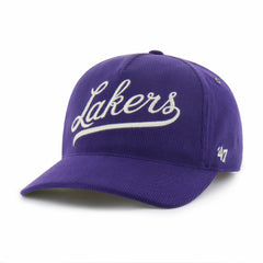 Los Angeles Lakers '47 Golden Age Relaxed Corduroy Hitch Adjustable Hat - Purple | 47 brand outlet
