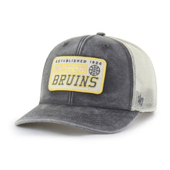 Boston Bruins '47 Canteen Pigment Dyed Patch Trucker Adjustable Hat