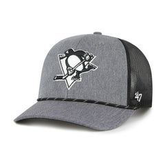 Pittsburgh Penguins '47 Carbon Rope Trucker Adjustable Hat