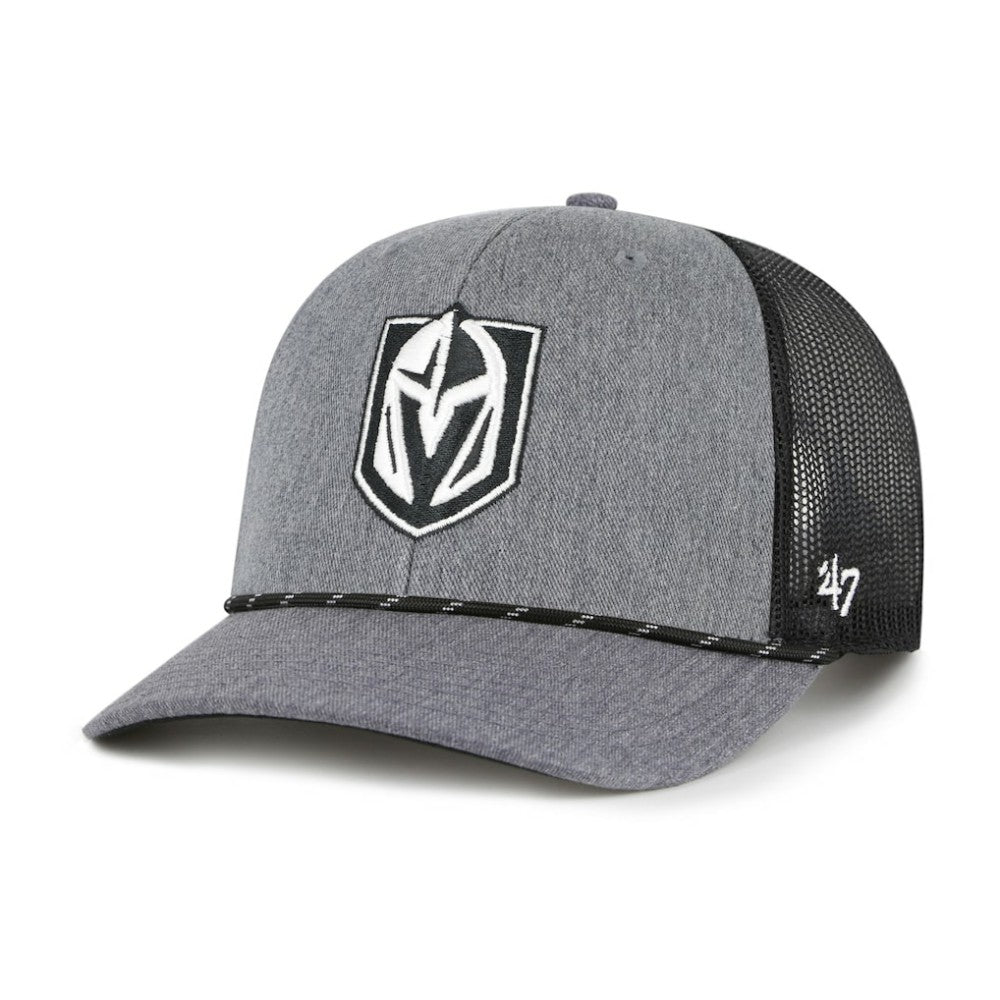 Vegas Golden Knights '47 Carbon Rope Trucker Adjustable Hat