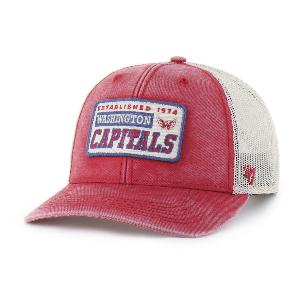 Washington Capitals '47 Canteen Pigment Dyed Patch Trucker Adjustable Hat
