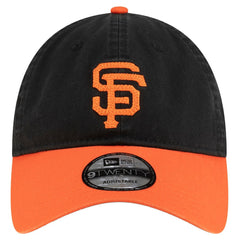 San Francisco Giants OVO x Washed 9TWENTY Adjustable Hat - Black/Orange | New Era
