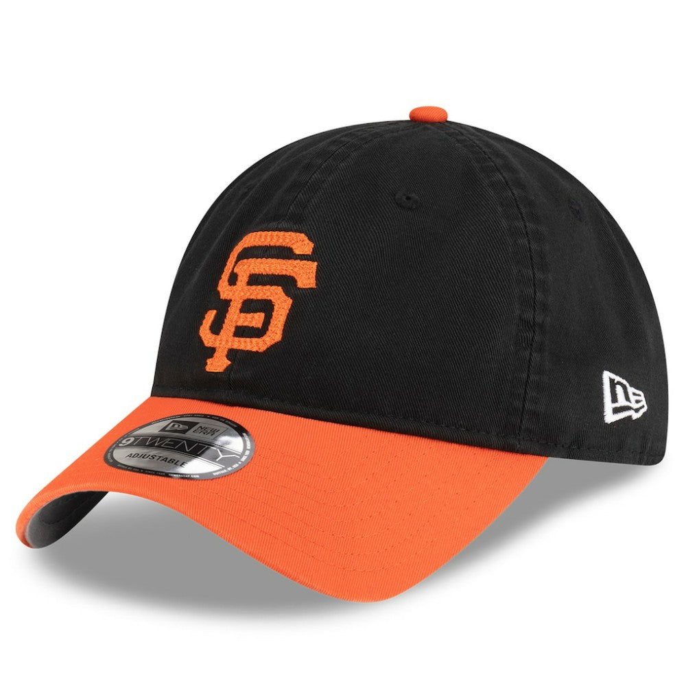 San Francisco Giants OVO x Washed 9TWENTY Adjustable Hat - Black/Orange | New Era