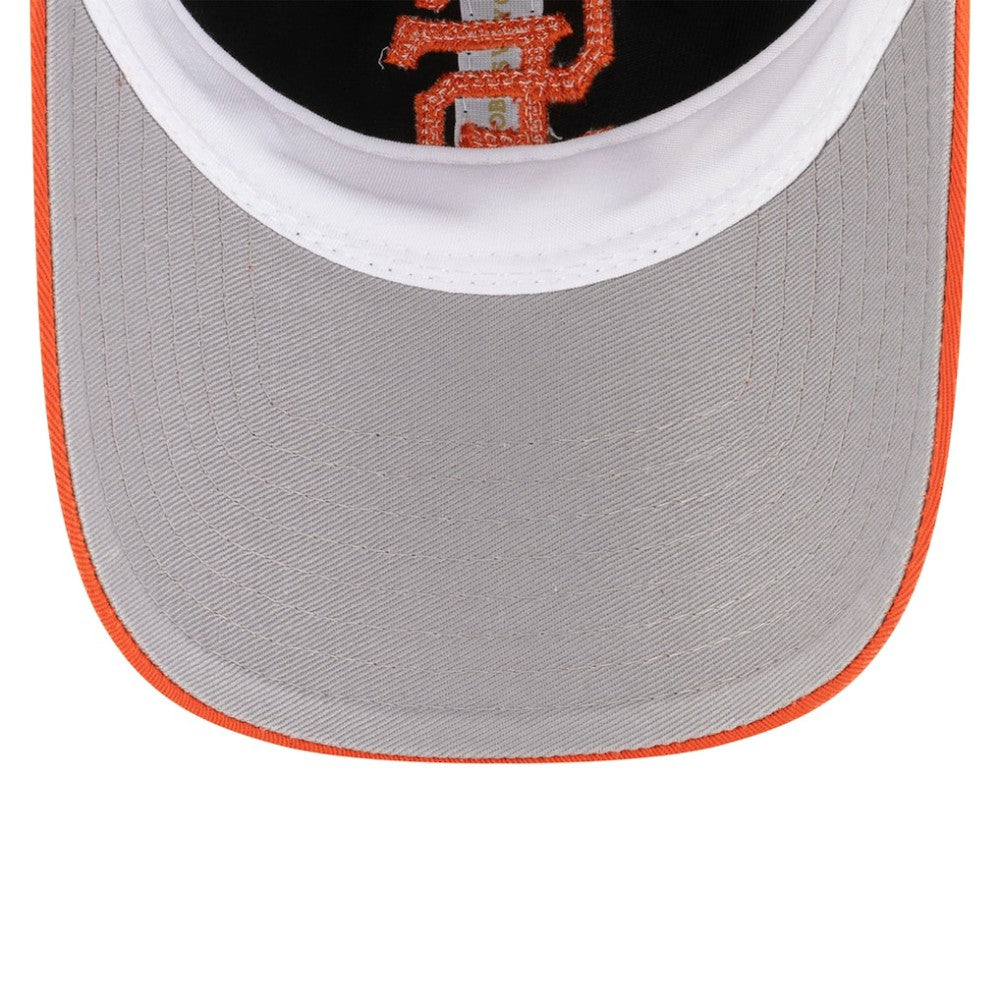 San Francisco Giants OVO x Washed 9TWENTY Adjustable Hat - Black/Orange | New Era