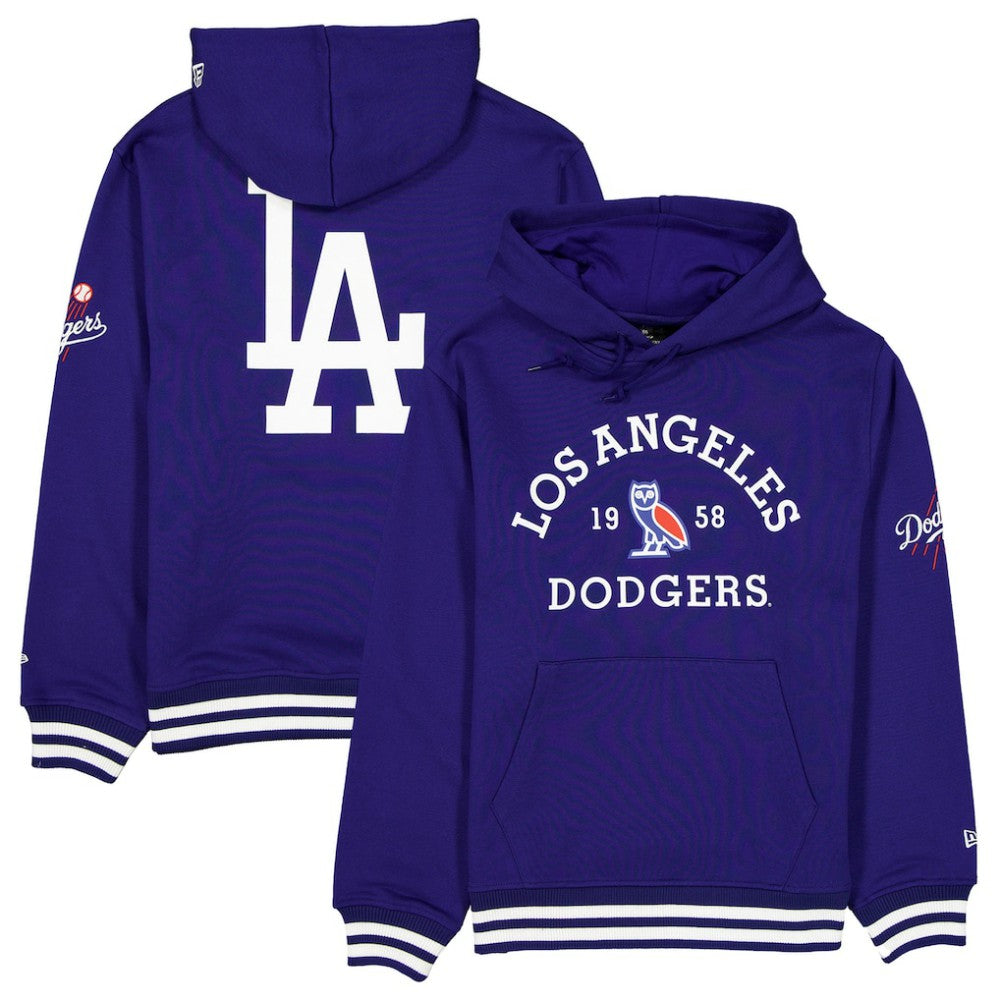 Los Angeles Dodgers OVO x Heavyweight Fleece Hoodie - Royal | New Era