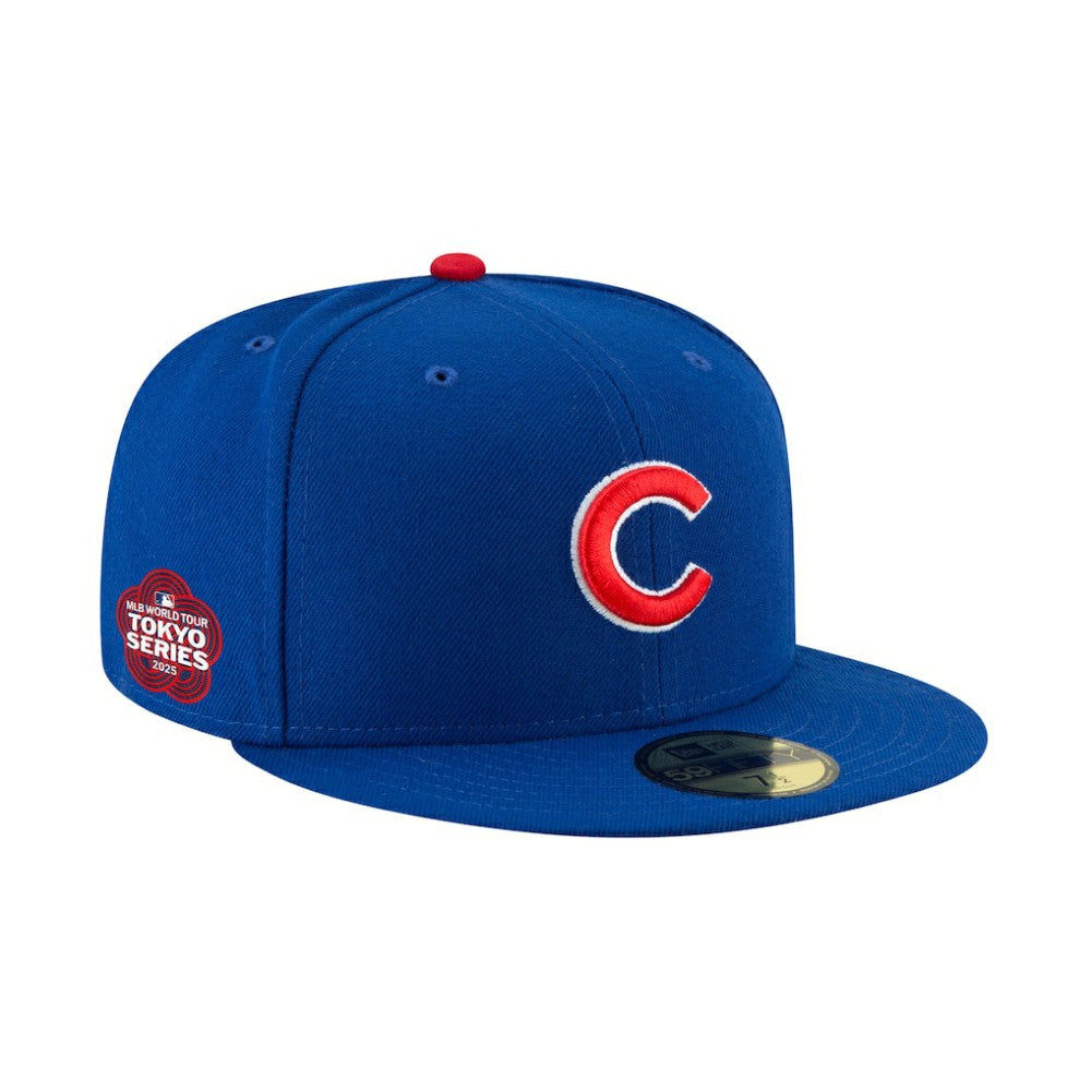 Chicago Cubs 2025 MLB World Tour: Tokyo Series Side Patch 59FIFTY Fitted Hat - Royal | New Era
