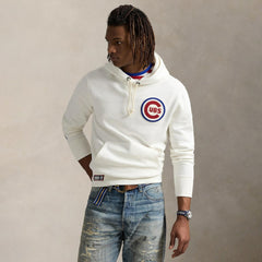 Cubs Polo Ralph Lauren Fleece Hoodie - White