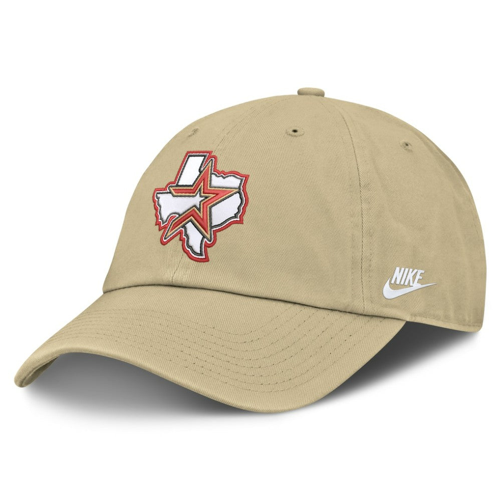 Houston Astros Cooperstown Collection Club Adjustable Hat - Gold | Nike
