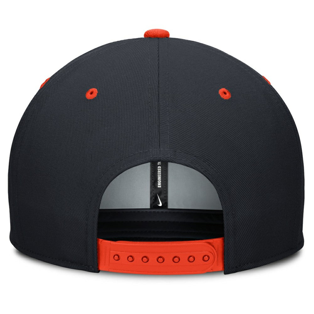 Detroit Tigers Cooperstown Collection Pro Dri-FIT Snapback Hat - Navy/Orange | Nike