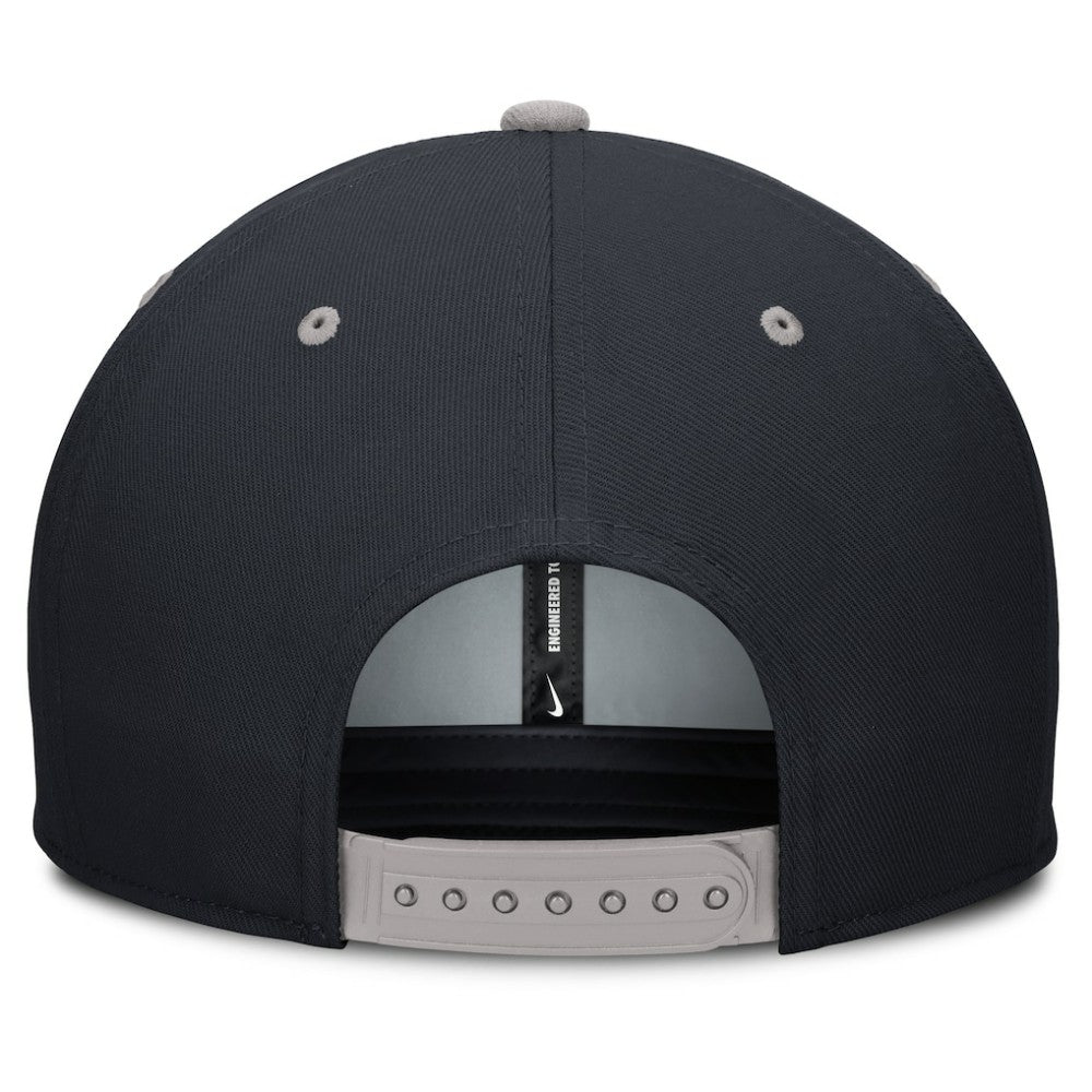 New York Yankees Cooperstown Collection Pro Dri-FIT Snapback Hat - Navy/Gray | Nike