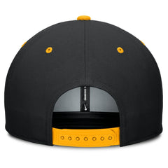 Pittsburgh Pirates Cooperstown Collection Pro Dri-FIT Snapback Hat - Black/Gold | Nike