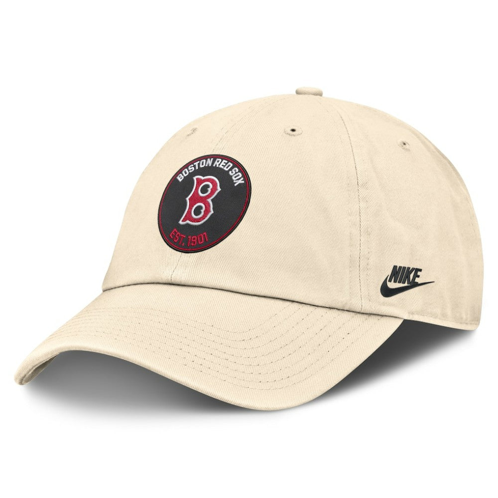 Boston Red Sox Cooperstown Collection Club Adjustable Hat - Natural | Nike