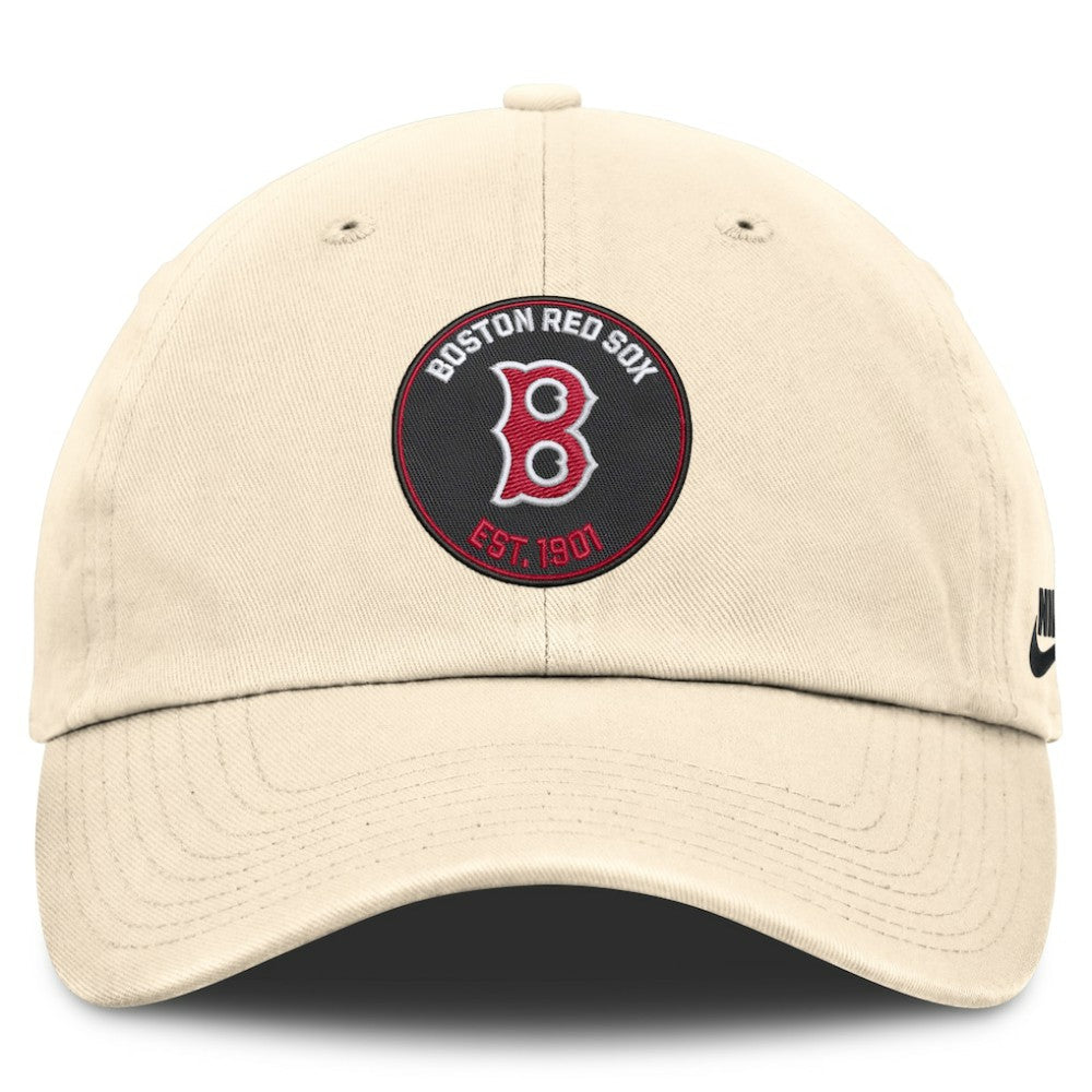 Boston Red Sox Cooperstown Collection Club Adjustable Hat - Natural | Nike
