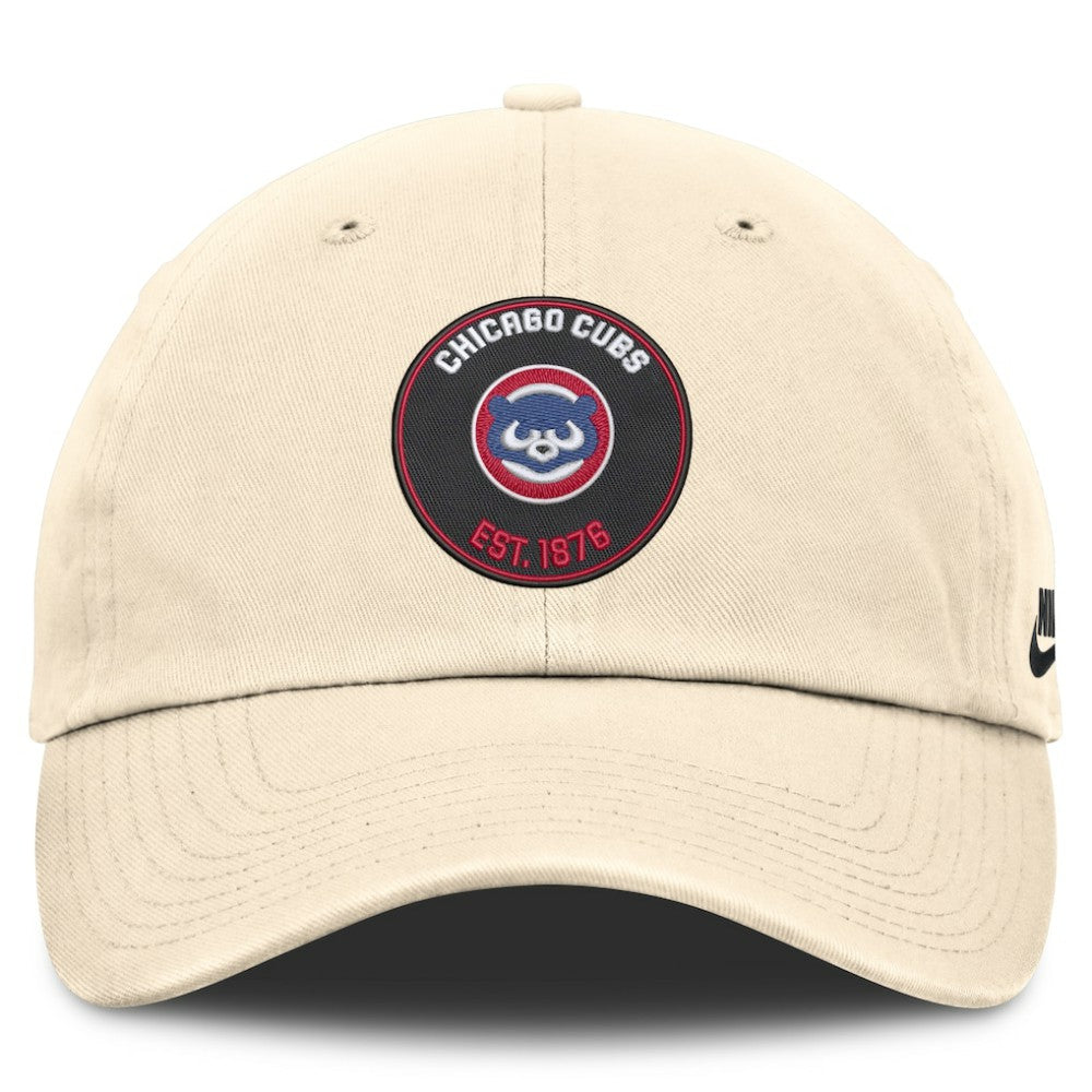 Chicago Cubs Cooperstown Collection Club Adjustable Hat - Natural | Nike