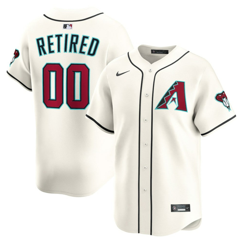 Arizona Diamondbacks Home Limited Pick-A-Player Retired Roster Jersey - Cream | Nike