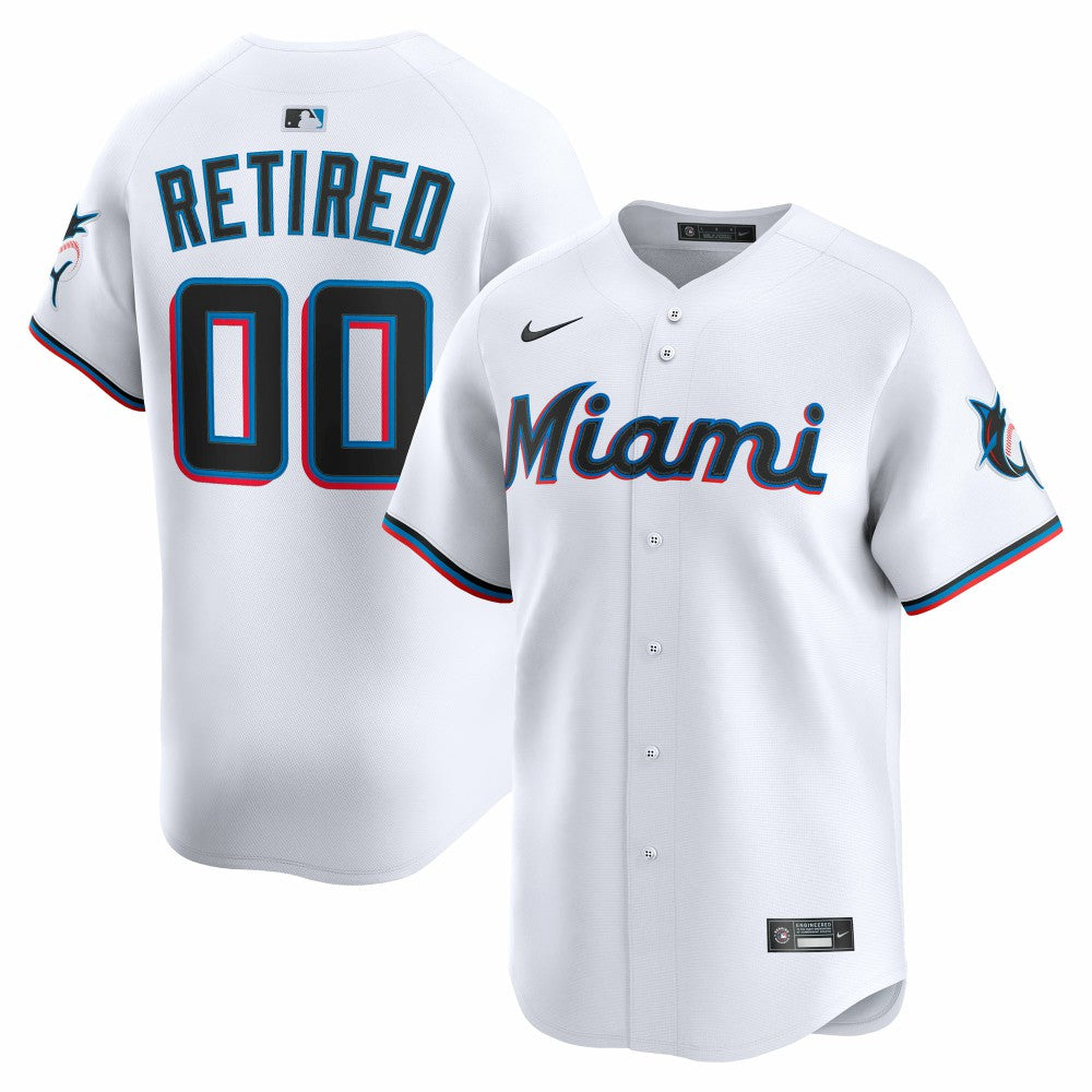 Miami Marlins Home Limited Pick-A-Player Retired Roster Jersey - White | Nike