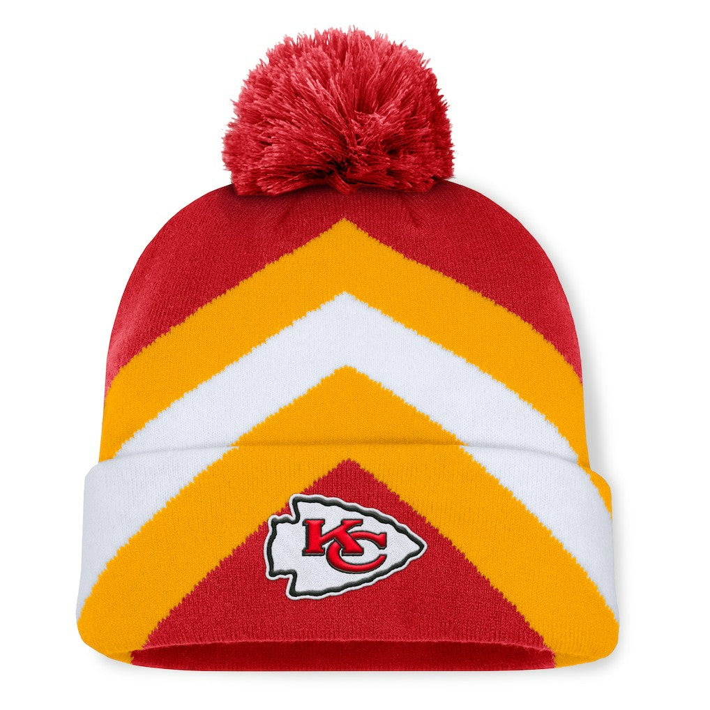 NFL Kansas City Chiefs Women's Cornerback Cuffed Knit Hat with Pom