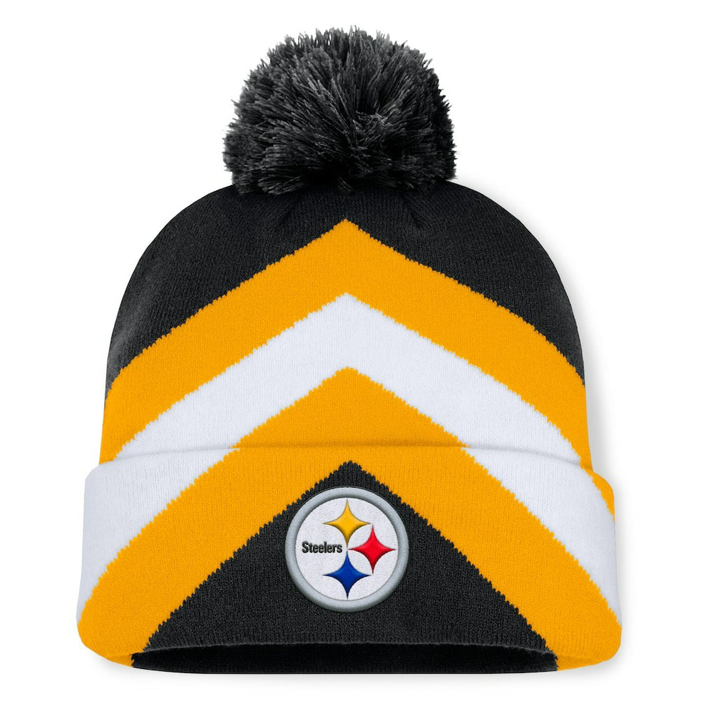 NFL Pittsburgh Steelers Women's Cornerback Cuffed Knit Hat with Pom