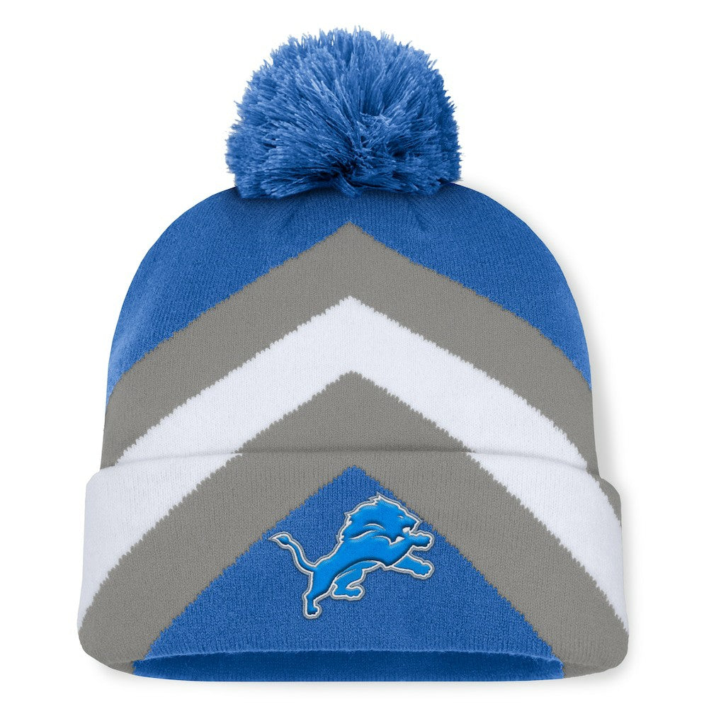 NFL Detroit Lions Women's Cornerback Cuffed Knit Hat with Pom