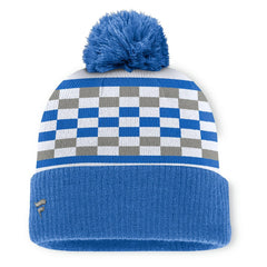 NFL Detroit Lions Women's End Zone Cuffed Knit Hat with Pom
