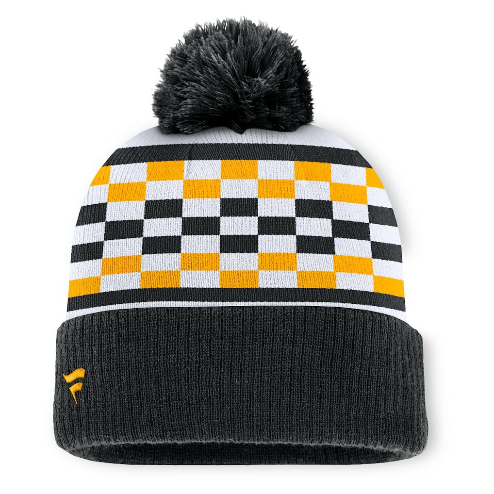 NFL Pittsburgh Steelers Women's End Zone Cuffed Knit Hat with Pom