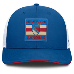 New York Rangers Fanatics Centennial Authentic Pro Structured Trucker Adjustable Hat