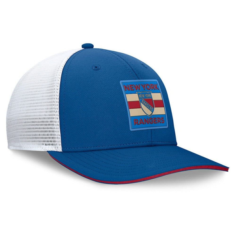 New York Rangers Fanatics Centennial Authentic Pro Structured Trucker Adjustable Hat