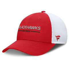 Chicago Blackhawks Fanatics Centennial Adjustable Trucker Hat