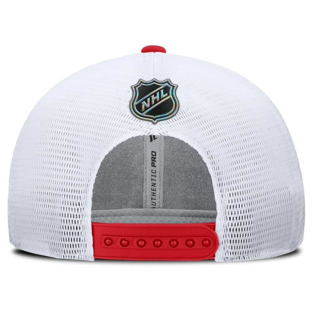 Chicago Blackhawks Fanatics Centennial Adjustable Trucker Hat