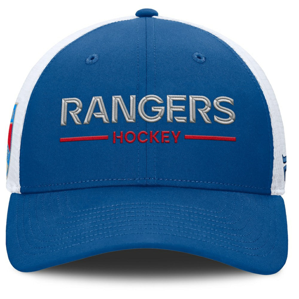 New York Rangers Fanatics Centennial Authentic Pro Structured Trucker Adjustable Hat