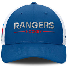 New York Rangers Fanatics Centennial Authentic Pro Structured Trucker Adjustable Hat