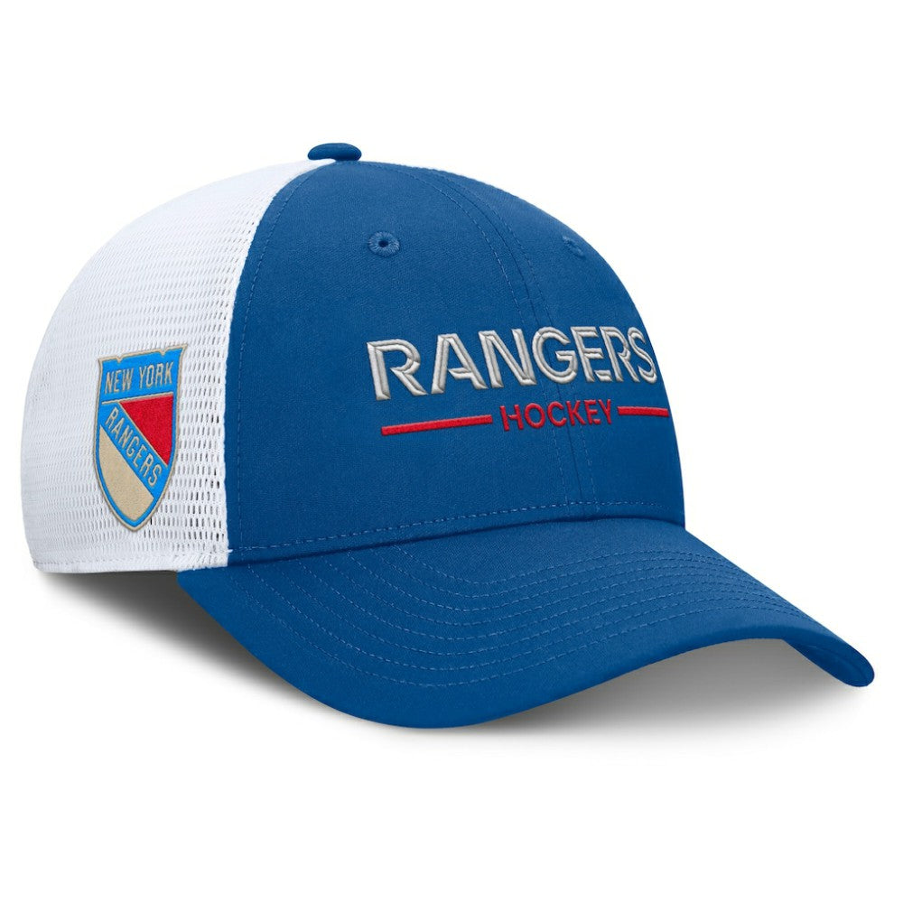 New York Rangers Fanatics Centennial Authentic Pro Structured Trucker Adjustable Hat