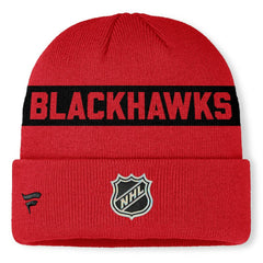 Chicago Blackhawks Fanatics Centennial Cuffed Knit Hat