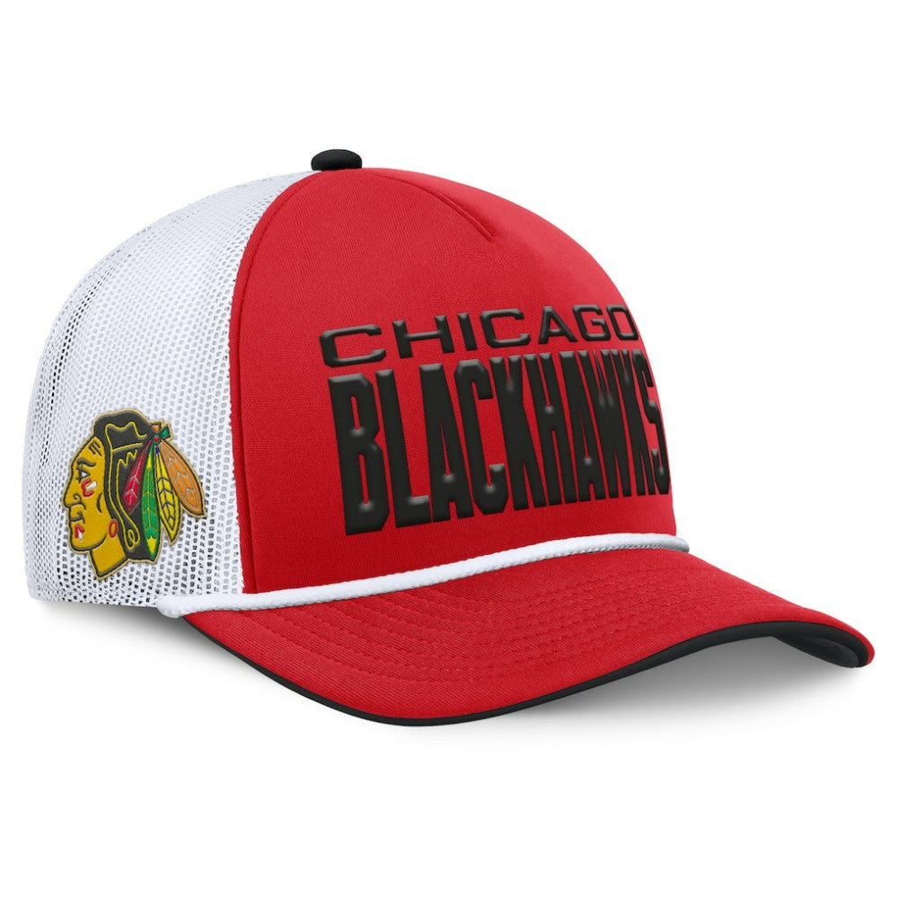 Chicago Blackhawks Fanatics Centennial Foam Front Adjustable Trucker Hat