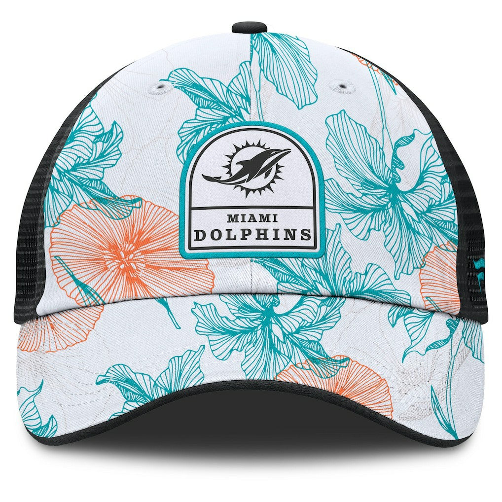 NFL Miami Dolphins Tropical Adjustable Trucker Hat