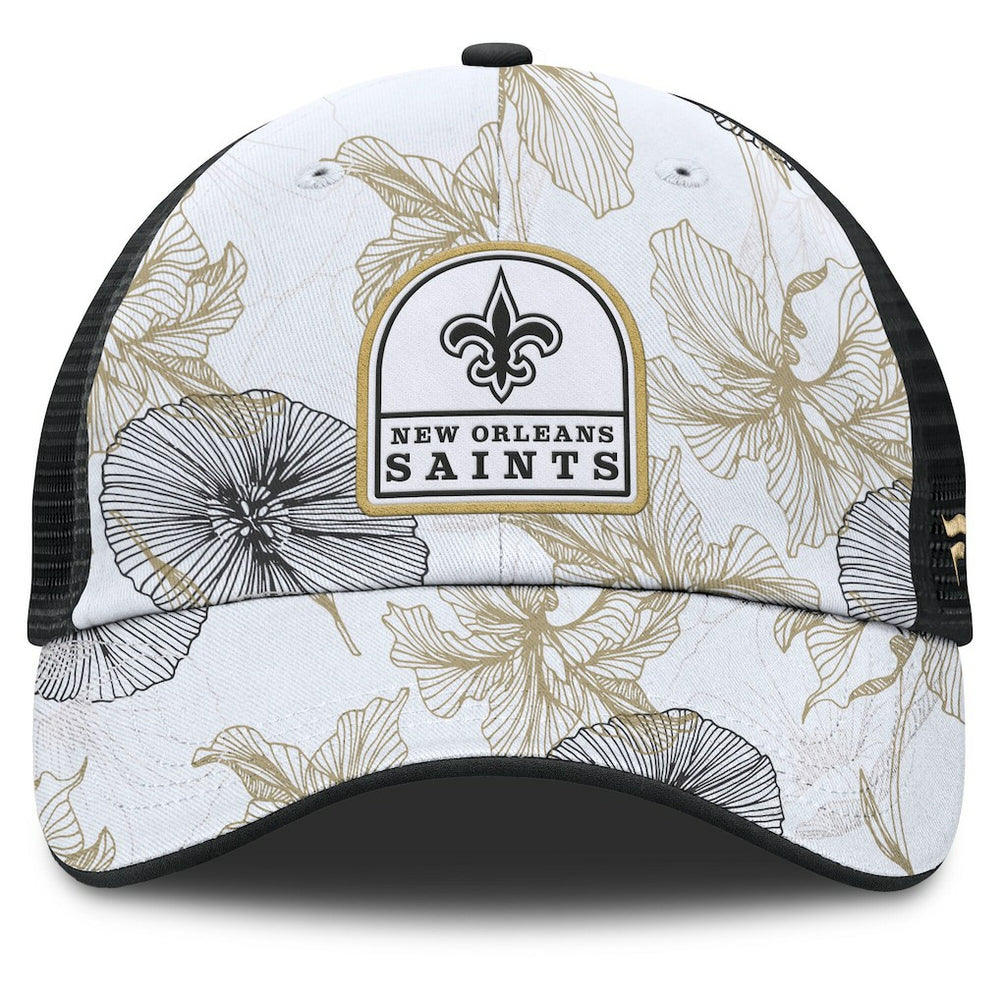 NFL New Orleans Saints Tropical Adjustable Trucker Hat