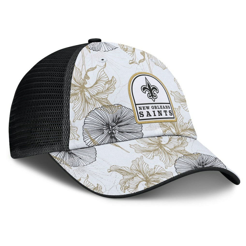 NFL New Orleans Saints Tropical Adjustable Trucker Hat